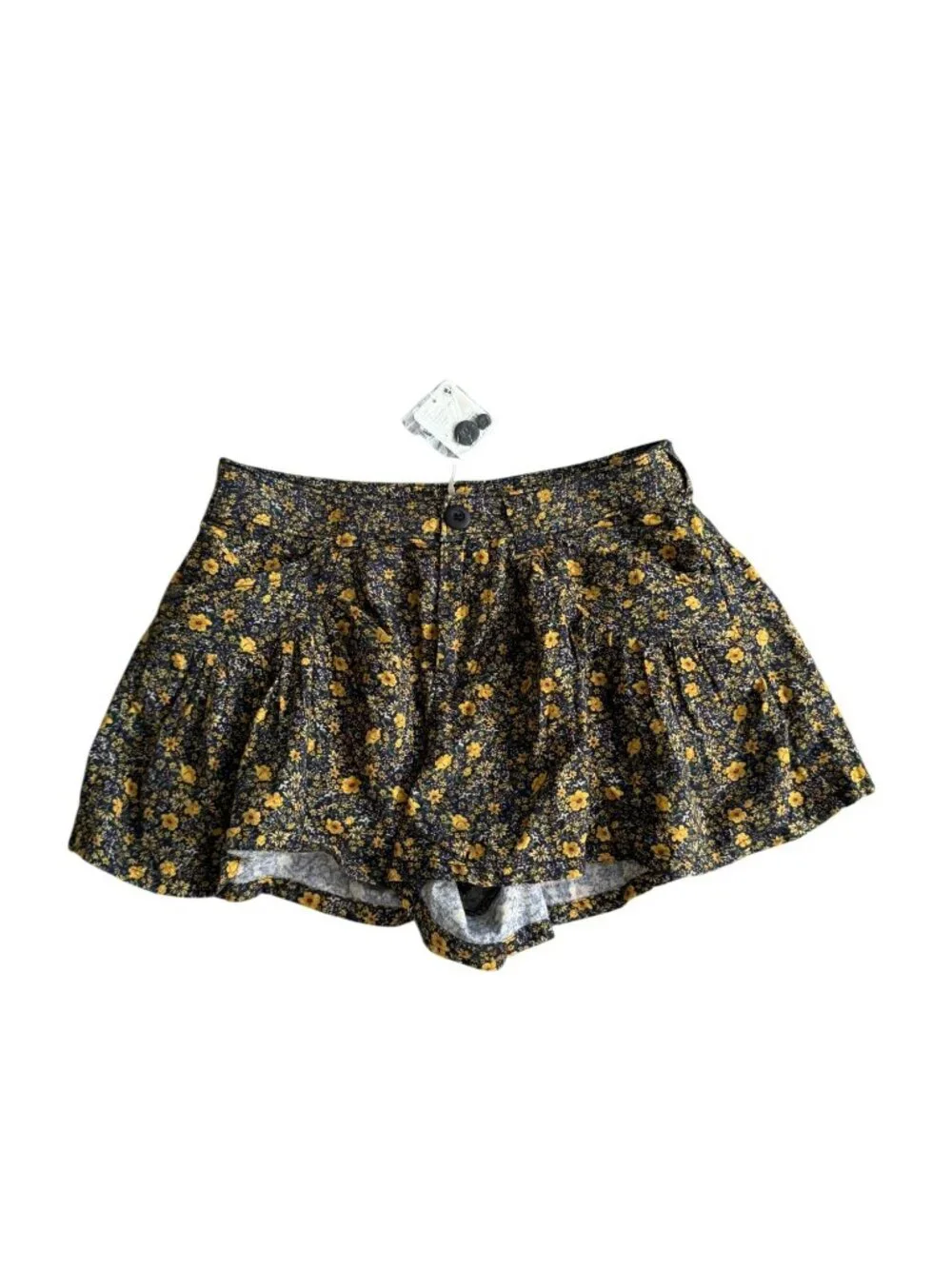 FREE PEOPLE Floral Flutter Shorts Size 4 NEW NWT